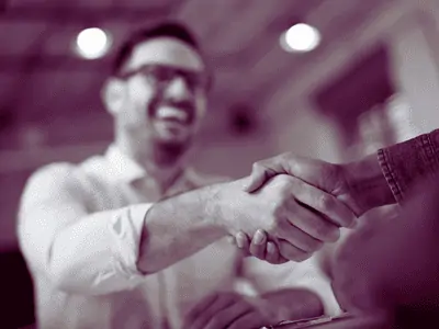 Men shaking hands