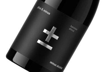 A bottle of Barossa Shiraz with custom wine label by Ultra Labels.