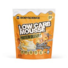 Low Carb Mousse with flexible packaging that has been deigned by Ultra Labels.