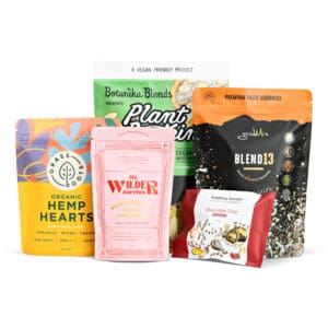 A lineup of flexible packaging products made by Ultra Labels
